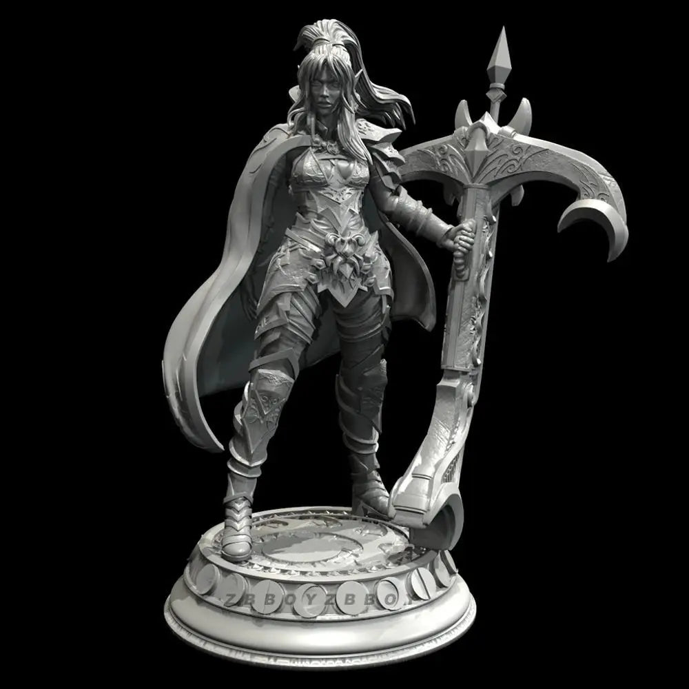 75mm Golden Archer Warrior, Resin Model Figure Kit, Fantasy Theme, Unassembled and Unpainted
