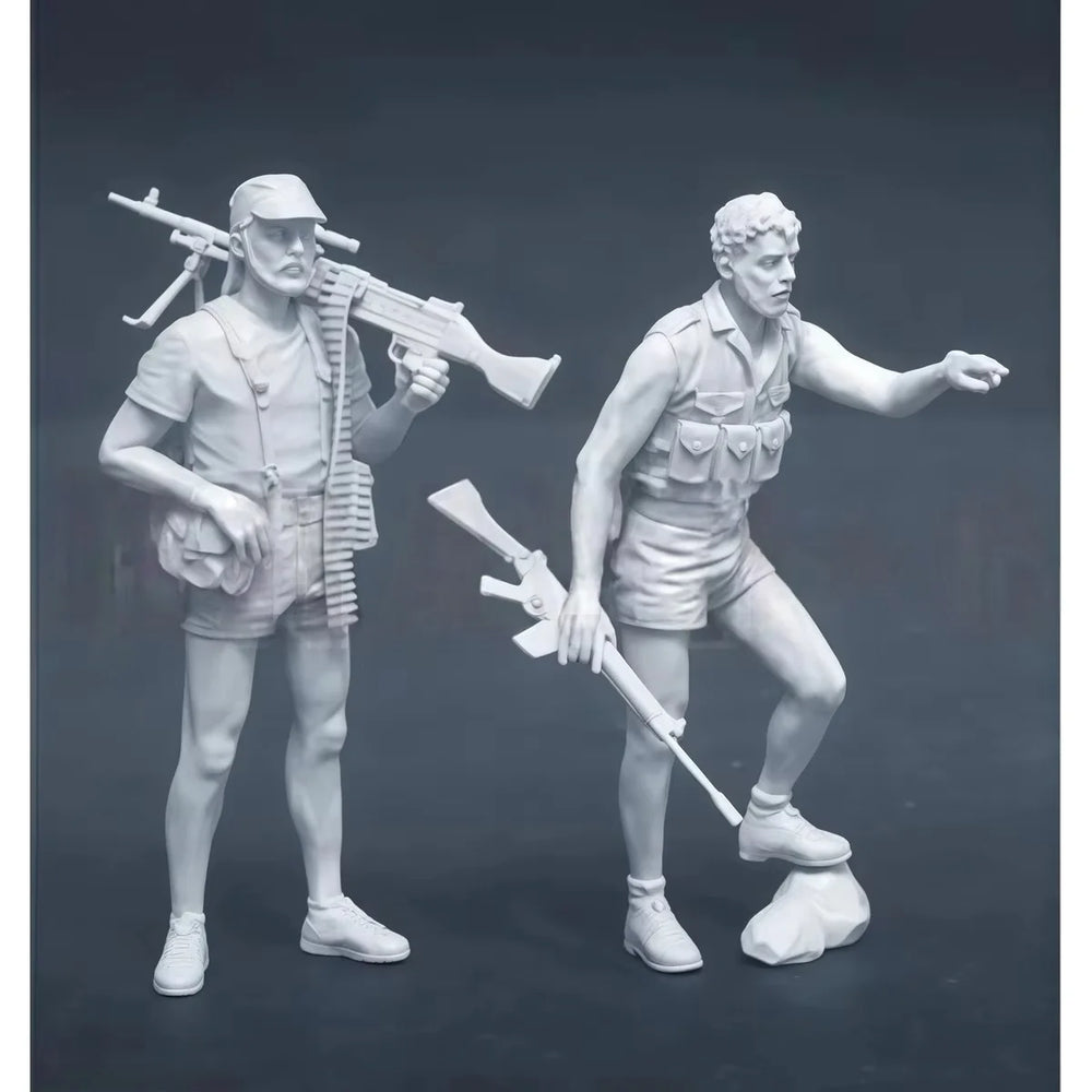 1/35 Modern Selous Scouts, 4 Figures, Resin Model Figure Kit, Unassembled and Unpainted