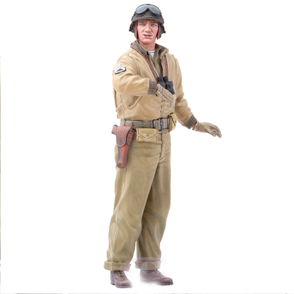 1/16 WWII U.S. Army Soldier, Resin Model Figure Kit, Unassembled and Unpainted
