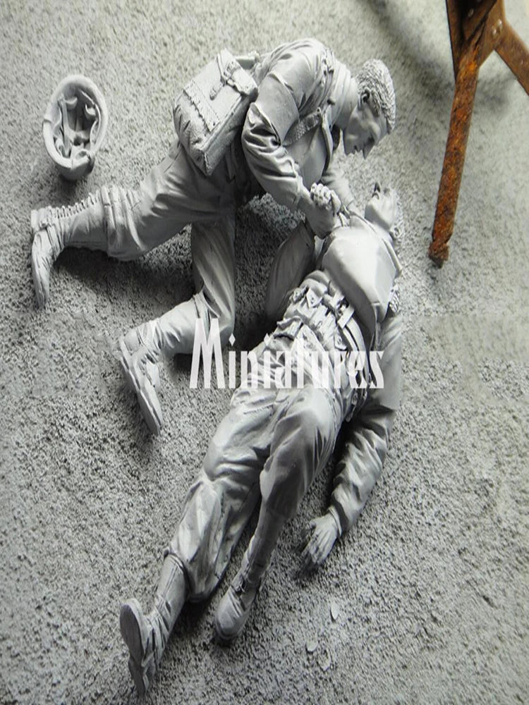 1/16 Modern Winged Demon Descending, Resin Model Figure Kit, Unassembled and Unpainted