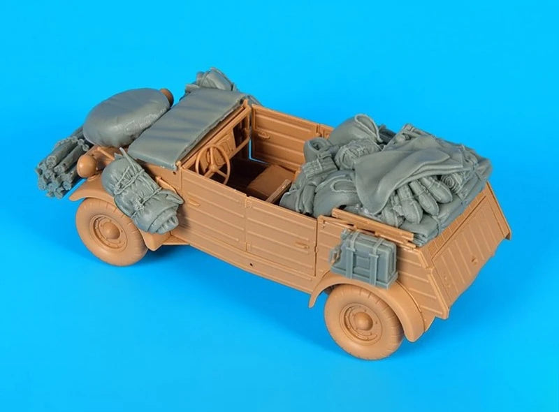 1/35 WWII German Afrika Korps Transport, Resin Model Accessory Kit, Unpainted