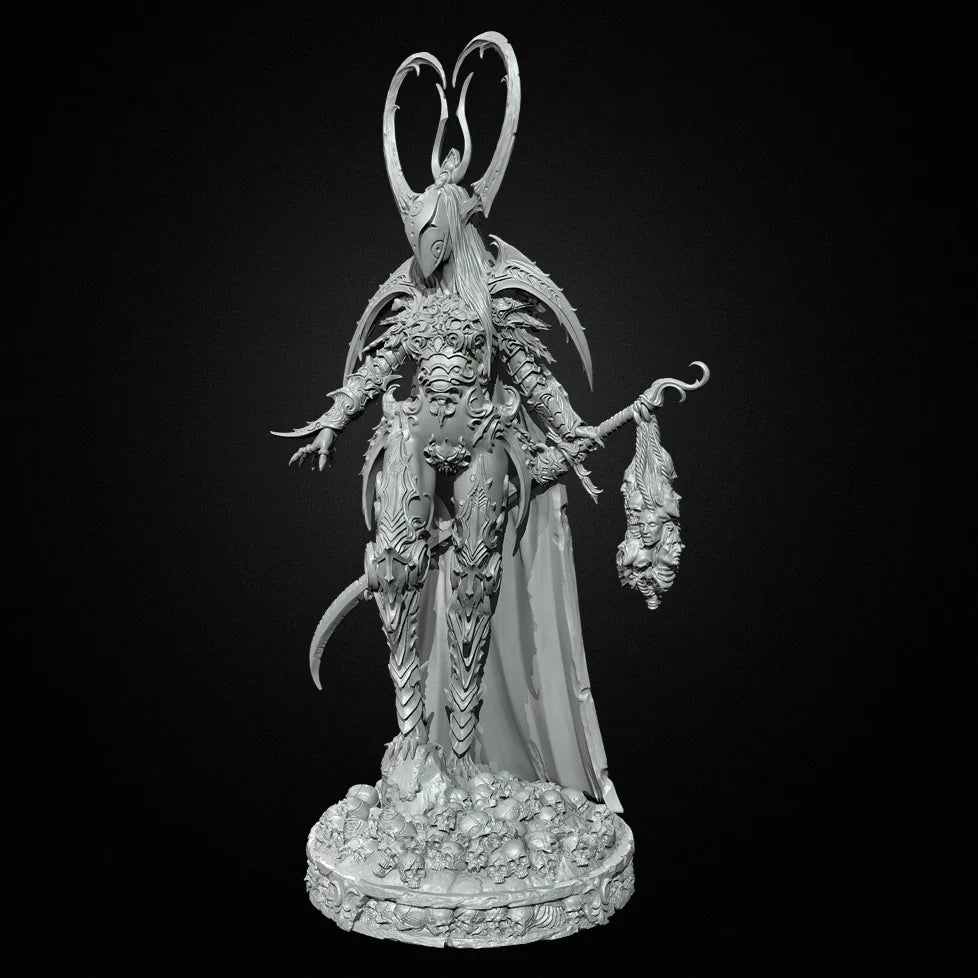 75mm Dark Fantasy Wertharion the Corrupted, Resin Model Figure Kit, Fantasy Theme, Unassembled and Unpainted