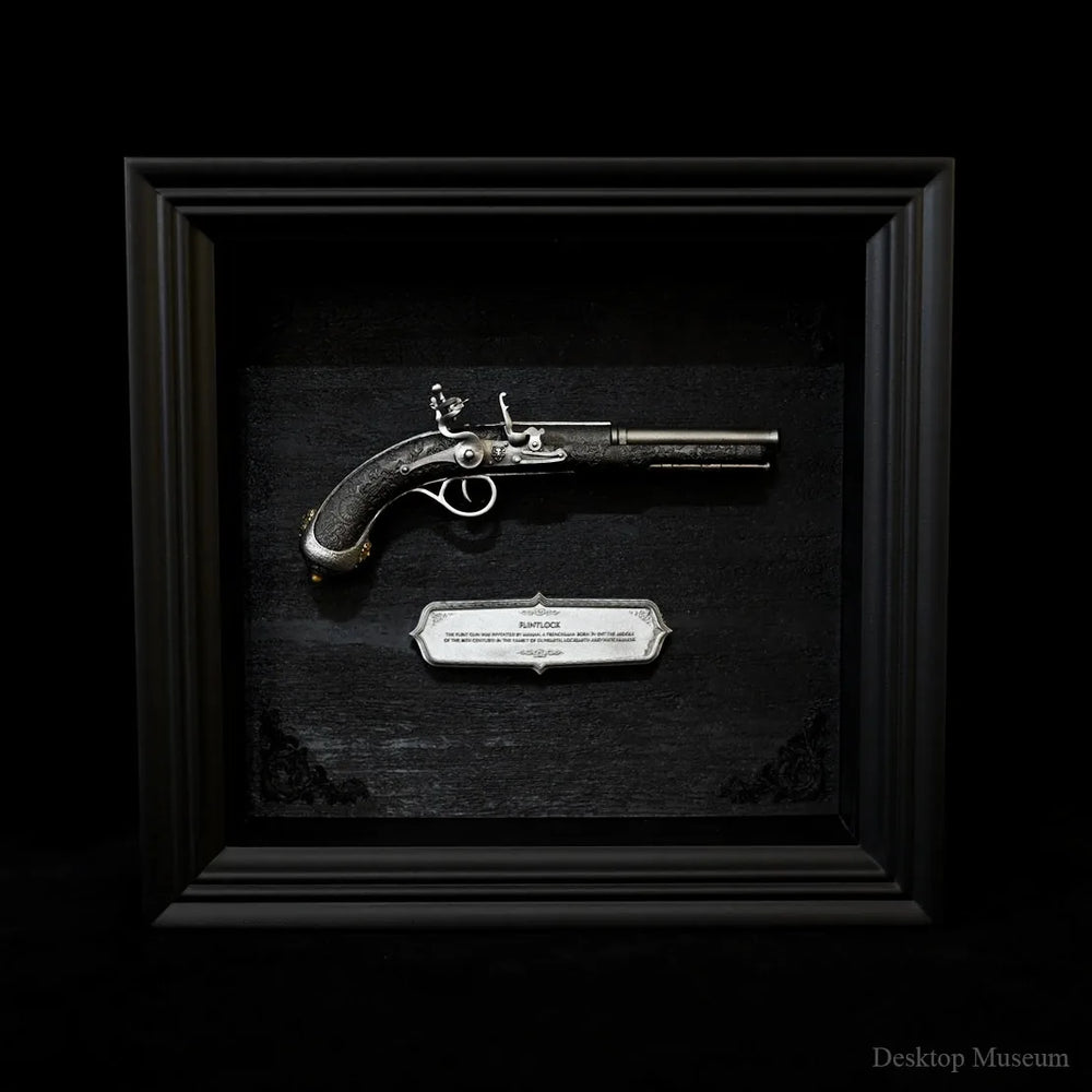 European Flintlock Pistol, Resin Model Accessory Kit, Military Theme, Unpainted