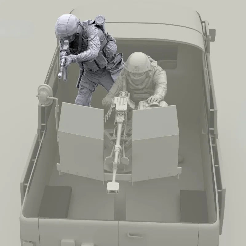 1/35 Modern Russian SSO Tactical Soldier, Resin Model Figure Kit, Unassembled and Unpainted