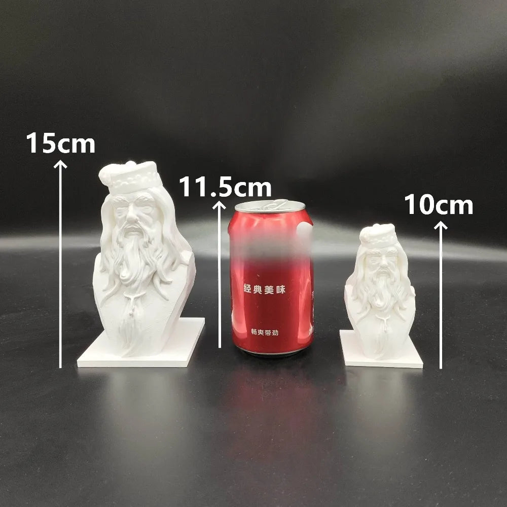 150mm Albus the White Wizard, Resin Model Bust Kit, Fantasy Theme, Unassembled and Unpainted