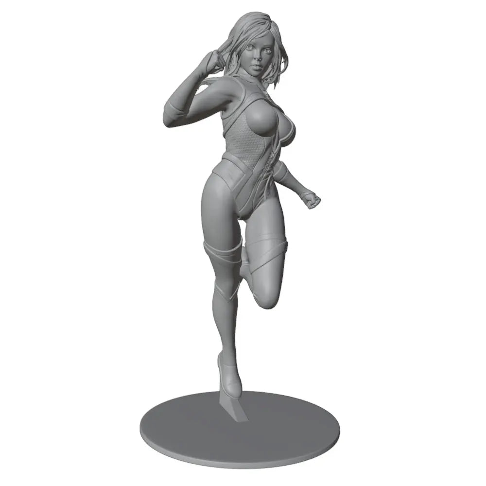 1/24 Athletic Female Runner in Sprint, Resin Model Figure Kit, Unassembled and Unpainted