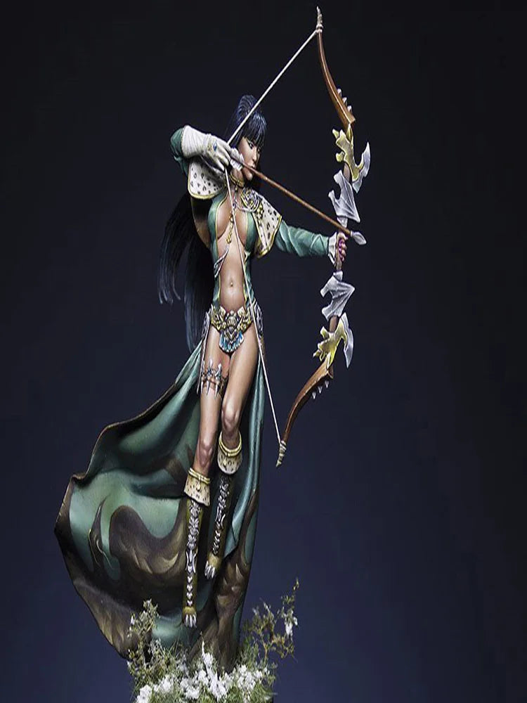 1/24 Archer Goddess, Resin Model Figure Kit, Fantasy Theme, Unassembled and Unpainted