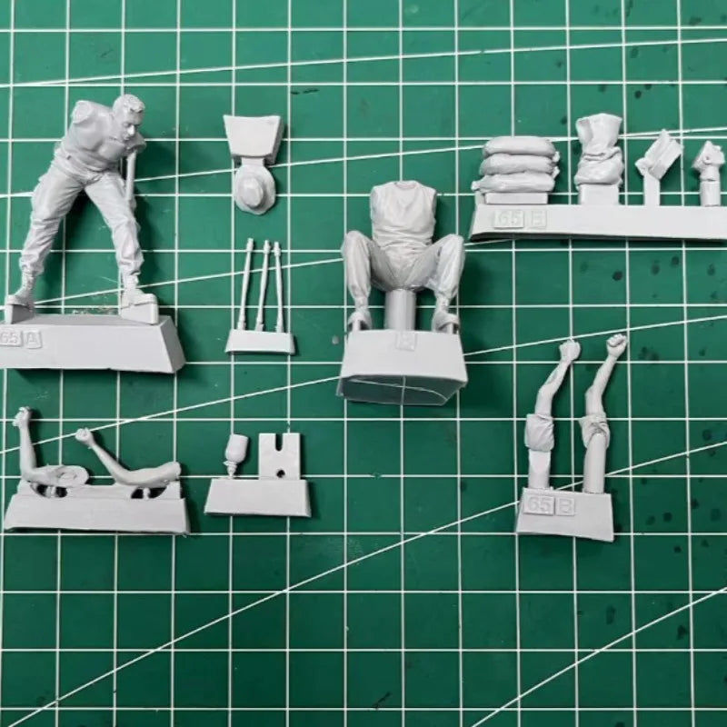 1/35 Vietnam War US Infantry Assault Squad, 3 Figures, Resin Model Figure Kit, Unassembled and Unpainted