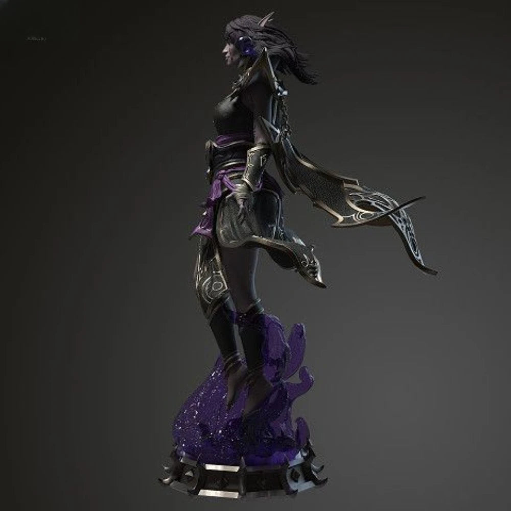 180mm Dark Fantasy Sorceress, Resin Model Figure Kit, Fantasy Theme, Unassembled and Unpainted