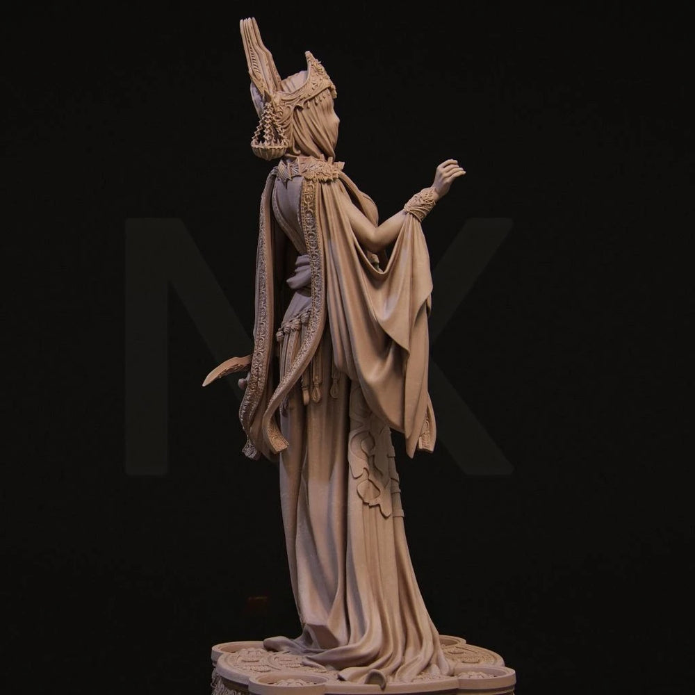 140mm Atropos Fate Goddess, Resin Model Figure Kit, Mythology Theme, Unassembled and Unpainted