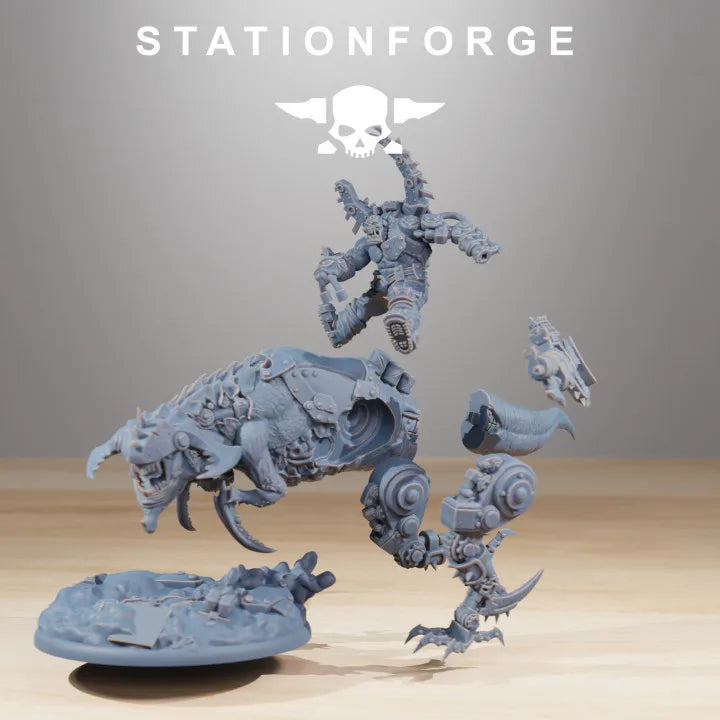Chaos Beast Mount, Resin Model Creature Kit, Fantasy Theme, Unassembled and Unpainted
