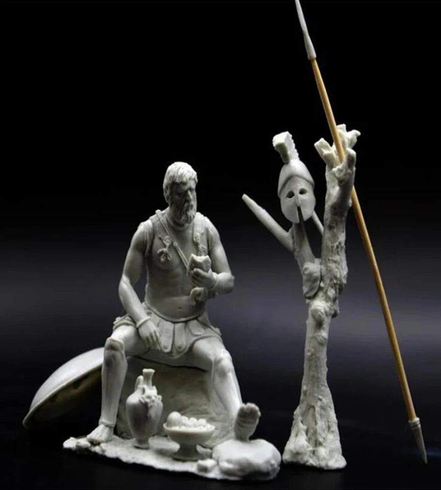 1/24 Classical Warrior, Resin Model Figure Kit, Mythology Theme, Unassembled and Unpainted