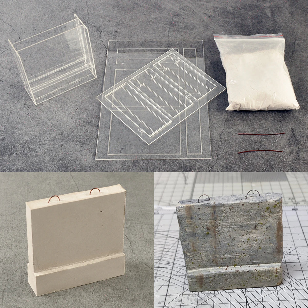 1/35 Modern Anti-Tank Roadblock & Barriers, Resin Model Diorama Kit, Unassembled and Unpainted