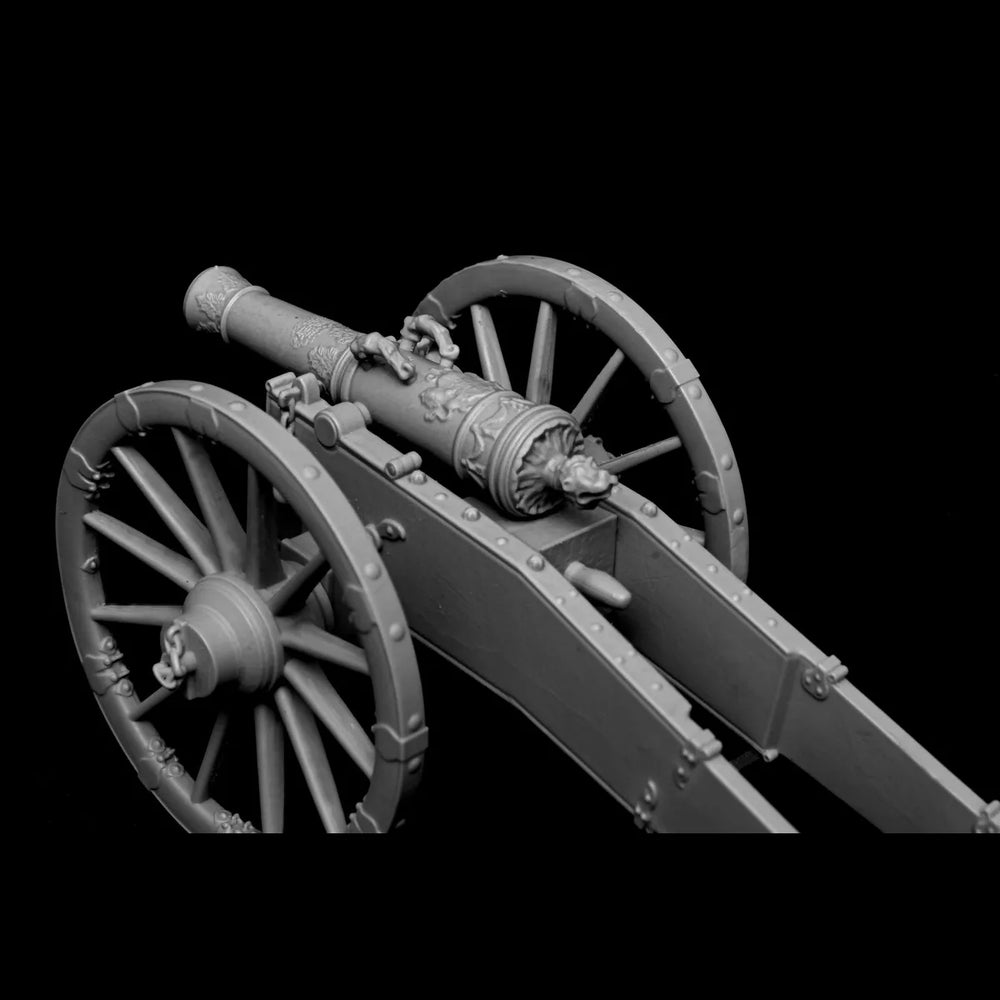 1/24 Napoleonic Swedish Three-Pounder, Resin Model Vehicle Kit, Unassembled and Unpainted