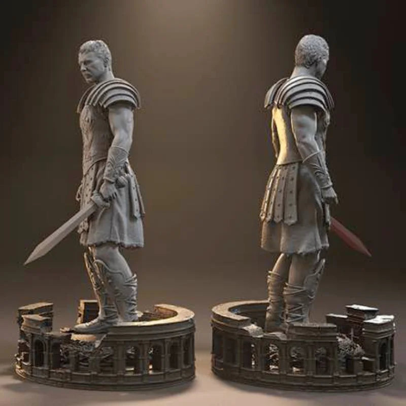 88mm Ancient Roman Gladiator, Resin Model Figure Kit, Unassembled and Unpainted