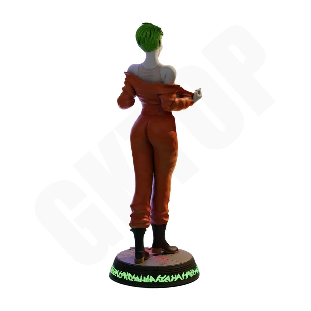 1/24 Female Pinup Clown, Resin Model Figure Kit, Unassembled and Unpainted