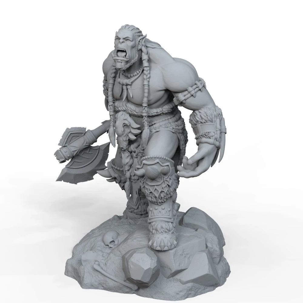 1/35 ORC Warriors, 5 Figures, Resin Model Figure Kit, Fantasy Theme, Unassembled and Unpainted