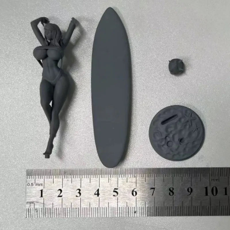 1/24 Bounty Hunter Surfer Girl, Resin Model Figure Kit, Fantasy Theme, Unassembled and Unpainted