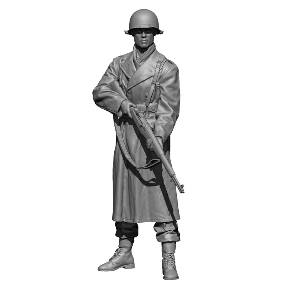 1/16 WWI US Rifleman, Resin Model Figure Kit, Unassembled and Unpainted