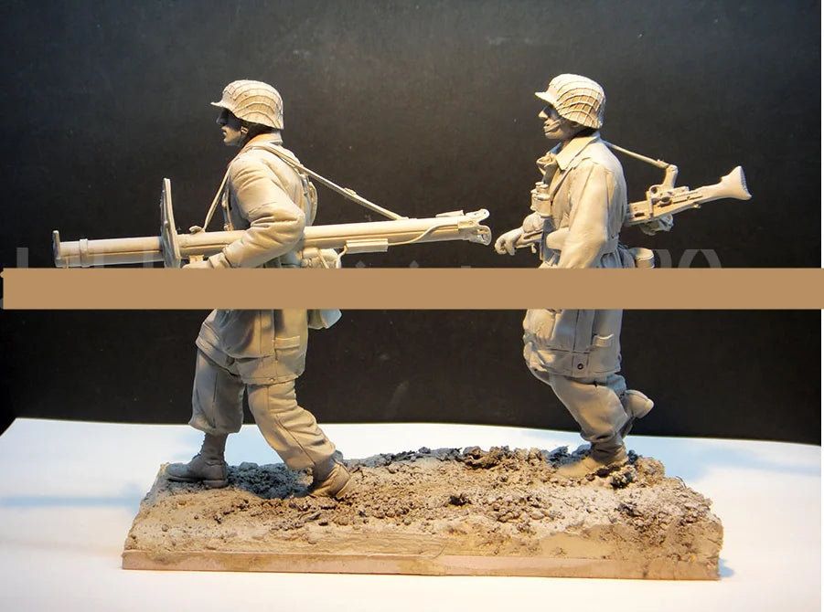 1/16 WWII British Soldiers, 6 Figures, Resin Model Figure Kit, Unassembled and Unpainted