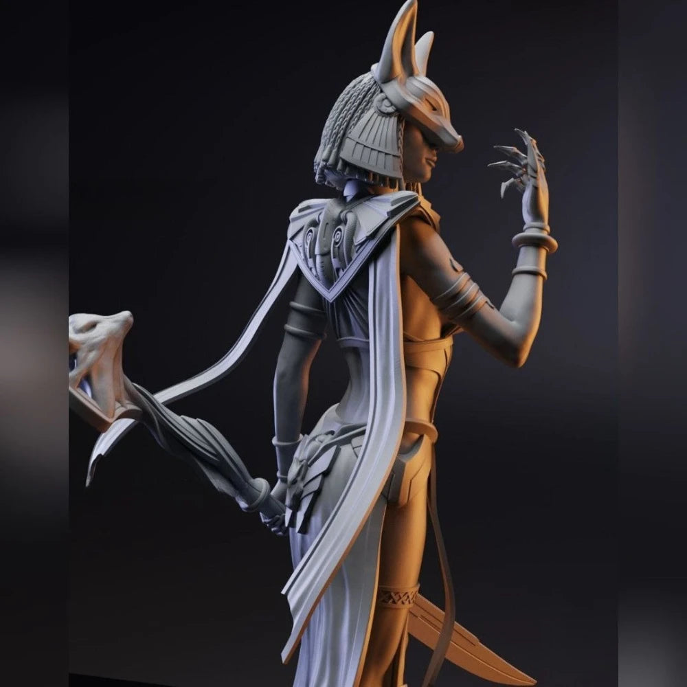 Cleopatra Fantasy Warrior, Resin Model Figure Kit, Fantasy Theme, Unassembled and Unpainted