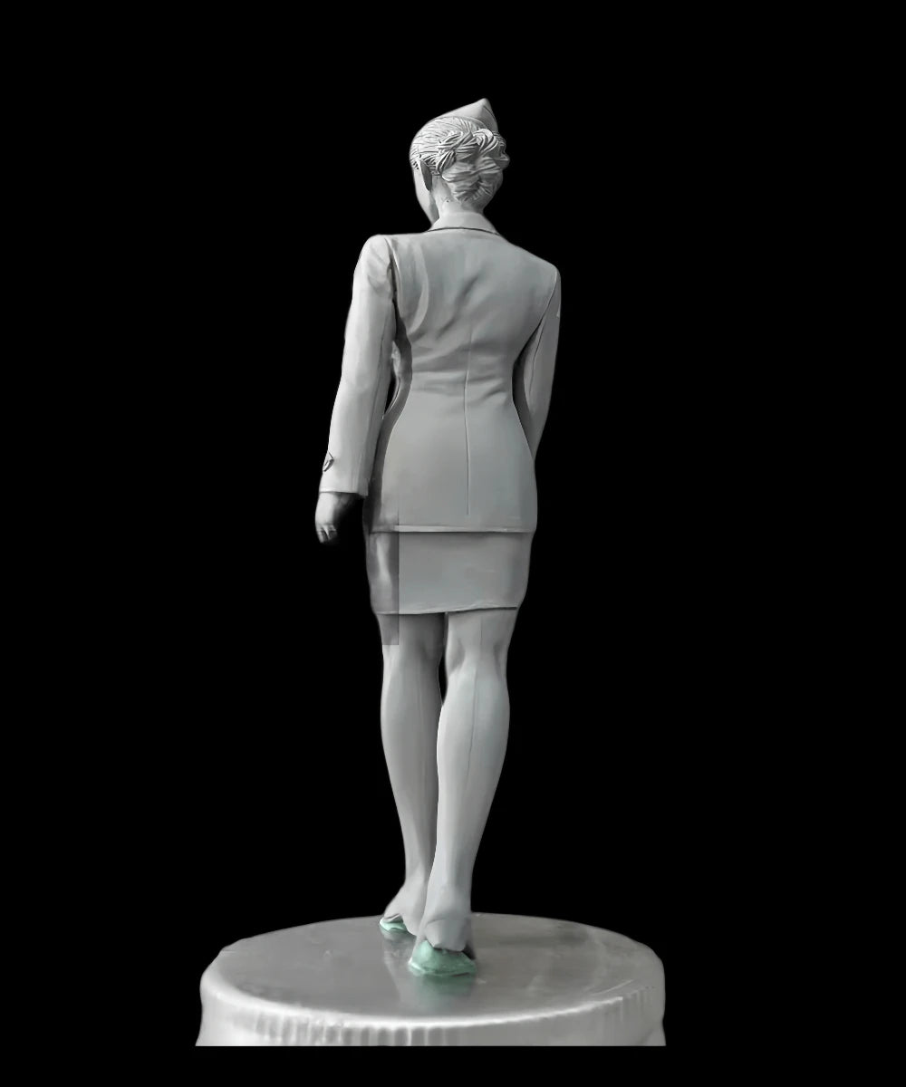 1/20 Modern Female Sergeant, Resin Model Figure Kit, Unassembled and Unpainted