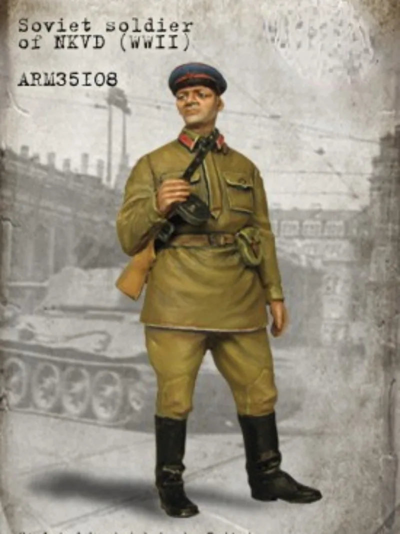 1/35 WWII Soviet, Resin Model Figure Kit, Unassembled and Unpainted