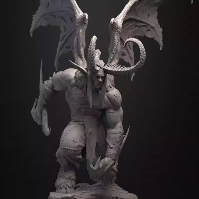 210mm Dark Fantasy Demonic Female, Resin Model Figure Kit, Fantasy Theme, Unassembled and Unpainted