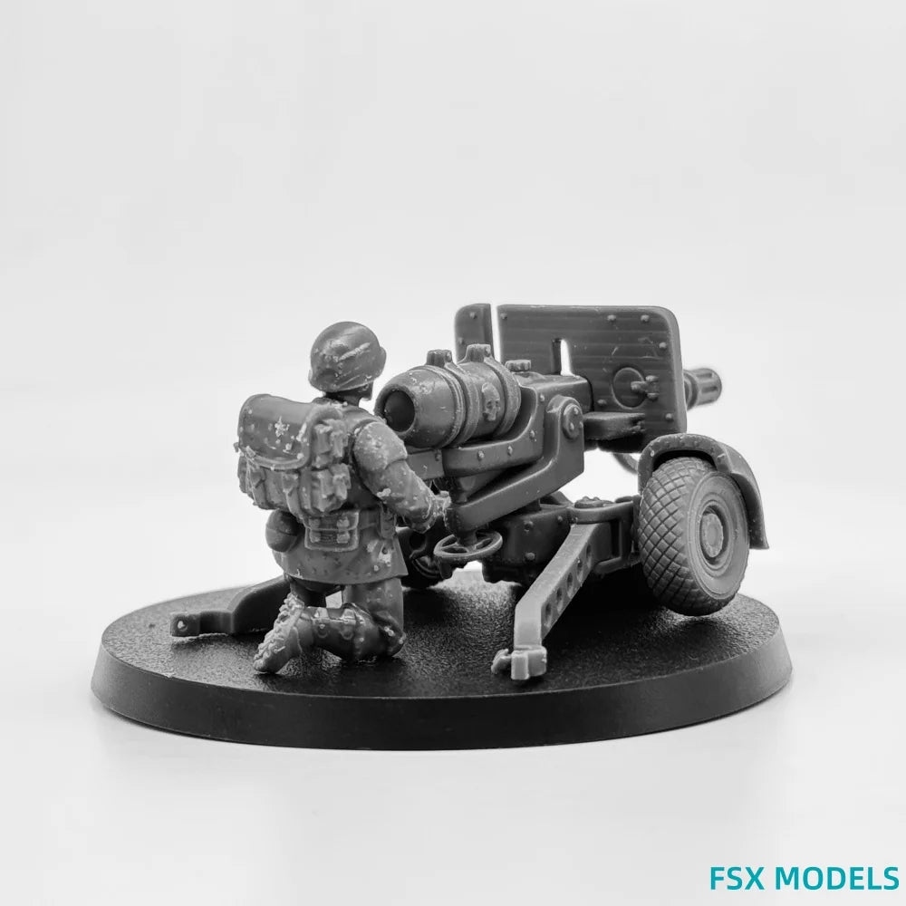 32mm Modern Free Guard Soldier, 6 Figures, Resin Model Figure Kit, Unassembled and Unpainted