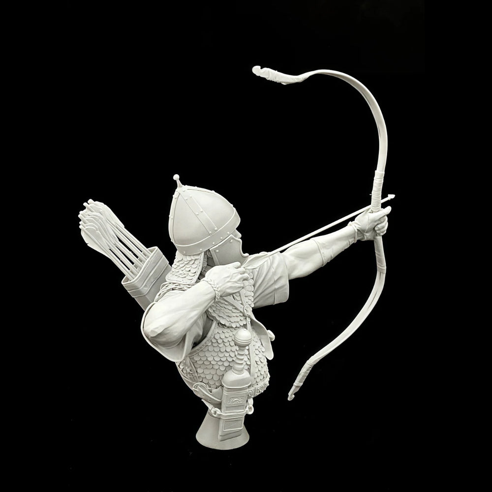 1/10 Ancient Roman Auxiliary Archer, Resin Model Bust Kit, Unassembled and Unpainted