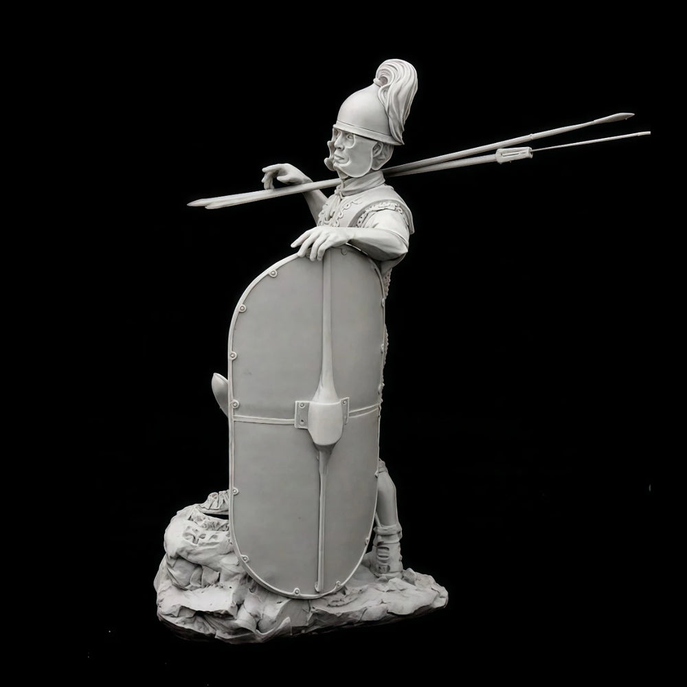 75mm Ancient Roman Legion Soldier, Resin Model Figure Kit, Unassembled and Unpainted
