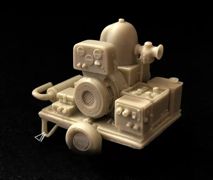 1/35 WWI Wheeled Machine Gun Carriage, Resin Model Vehicle Kit, Unassembled and Unpainted