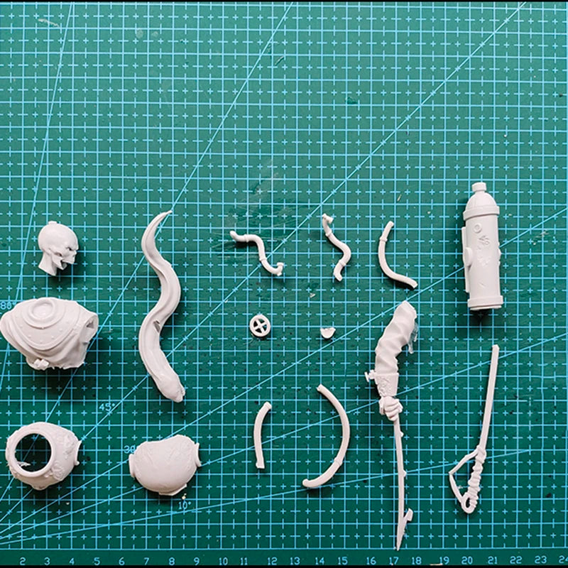 1/10 Dark Fantasy Skull Warrior, Resin Model Bust Kit, Fantasy Theme, Unassembled and Unpainted