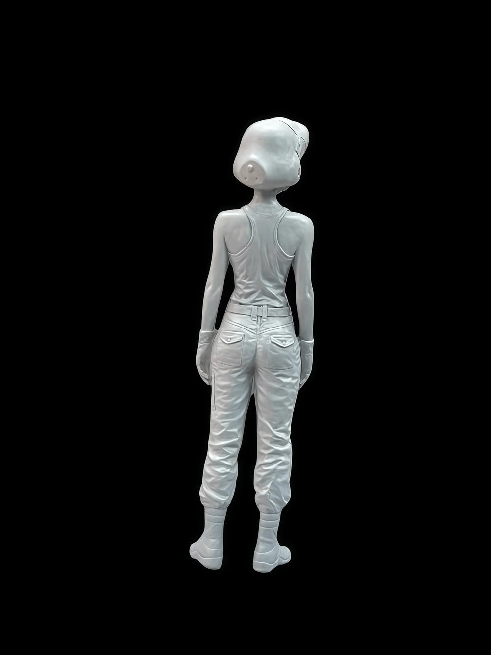 1/35 Female Astronaut, Resin Model Figure Kit, Sci-Fi Theme, Unassembled and Unpainted