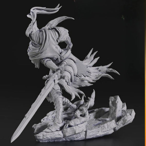 Arslus Demon Warrior, Resin Model Figure Kit, Fantasy Theme, Unassembled and Unpainted
