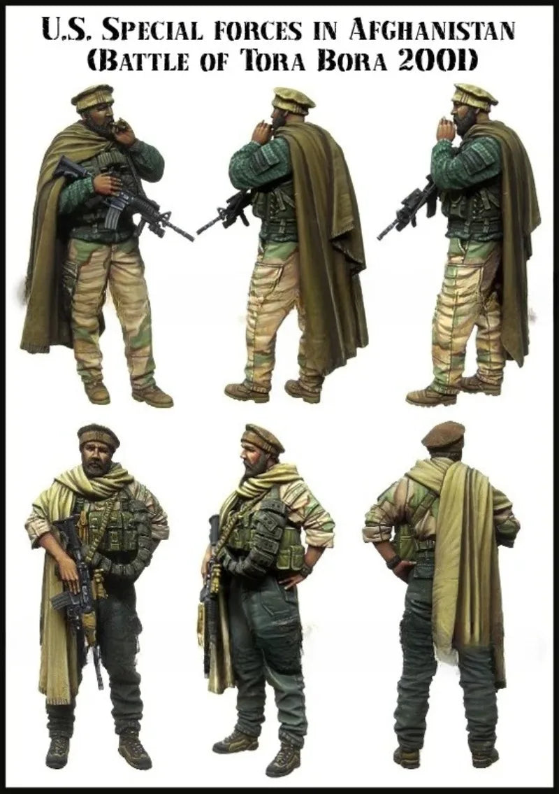 1/35 Modern US Special Forces Afghanistan, 6 Figures, Resin Model Figure Kit, Unassembled and Unpainted