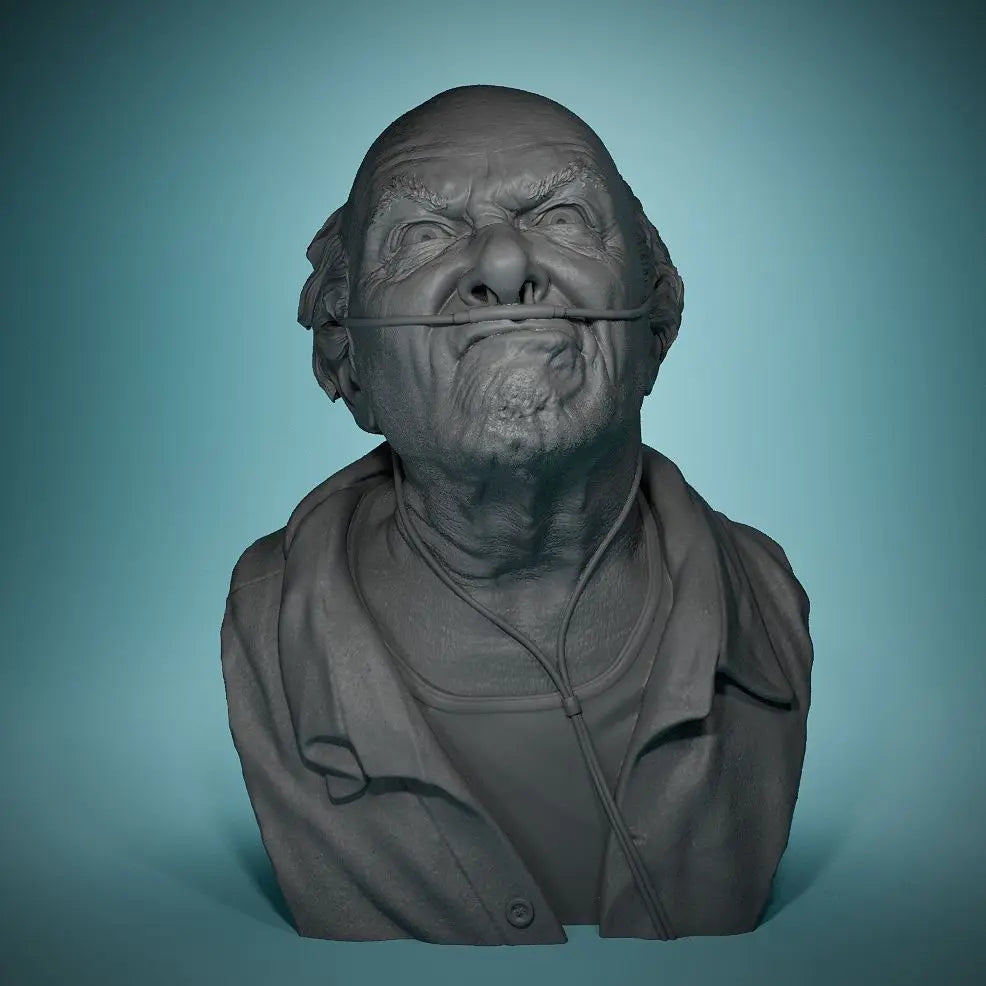 80mm Film & Television Character, Resin Model Bust Kit, Historical Theme, Unassembled and Unpainted