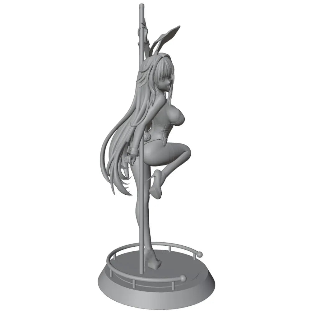 1/24 Sorceress with Horn and Staff, Resin Model Figure Kit, Anime Theme, Unassembled and Unpainted