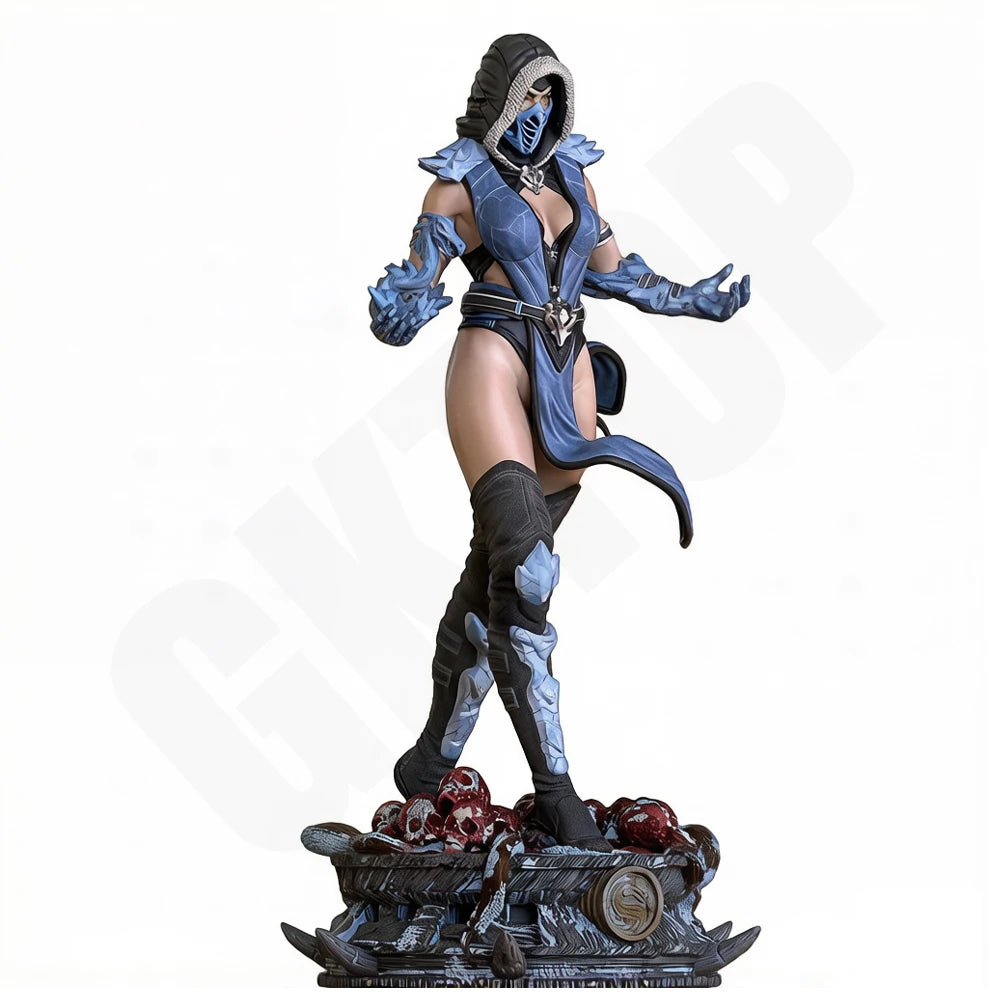 1/24 Female Ninja, Resin Model Figure Kit, Fantasy Theme, Unassembled and Unpainted