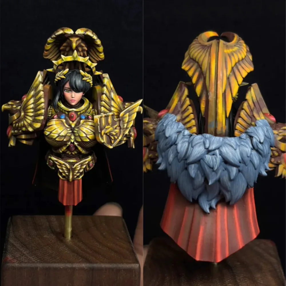 80mm Female Empress, Resin Model Bust Kit, Fantasy Theme, Unassembled and Unpainted