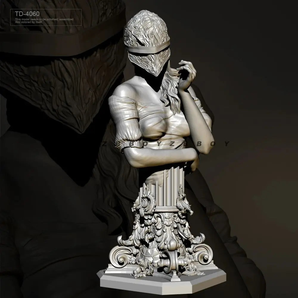 55mm Queen, Resin Model Bust Kit, Fantasy Theme, Unassembled and Unpainted