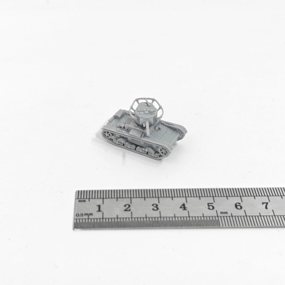 1/144 WWII Soviet T-26B Light Tank, Resin Model Vehicle Kit, Unassembled and Unpainted