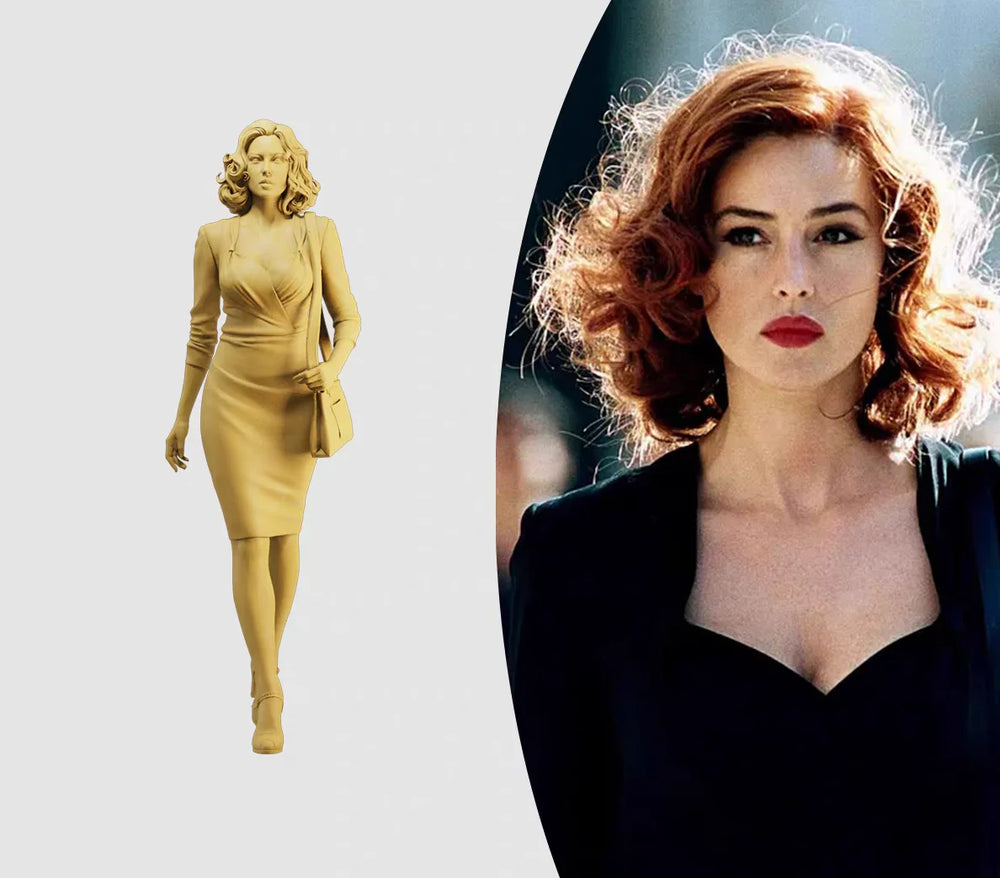1/25 Monica Bellucci Malèna, Resin Model Figure Kit, Unassembled and Unpainted