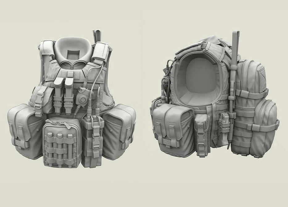 1/16 Modern Tactical Operators, 3 Figures, Resin Model Figure Kit, Unassembled and Unpainted
