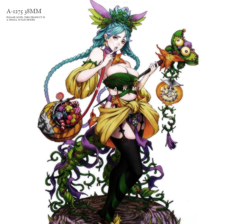 38mm Sorceresses, 2 Figures, Resin Model Figure Kit, Fantasy Theme, Unassembled and Unpainted