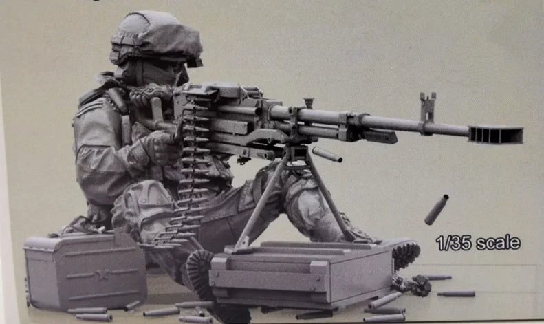 1/35 Modern Tactical Operator Prone, Resin Model Figure Kit, Unassembled and Unpainted