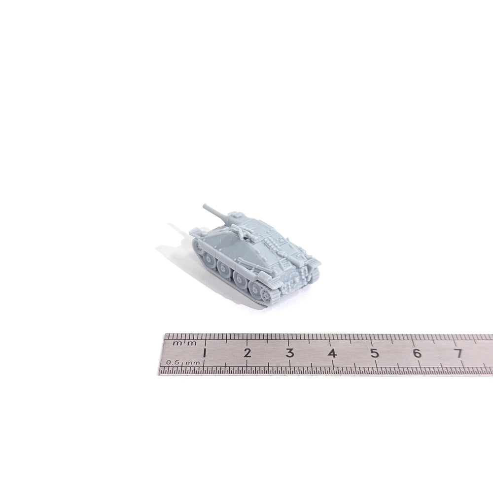 1/144 WWII Jagdpanzer 38(t) Hetzer, Resin Model Vehicle Kit, Unassembled and Unpainted