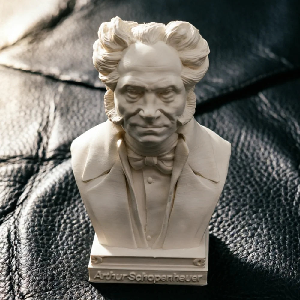 250mm Arthur Schopenhauer, Resin Model Bust Kit, Historical Theme, Unassembled and Unpainted