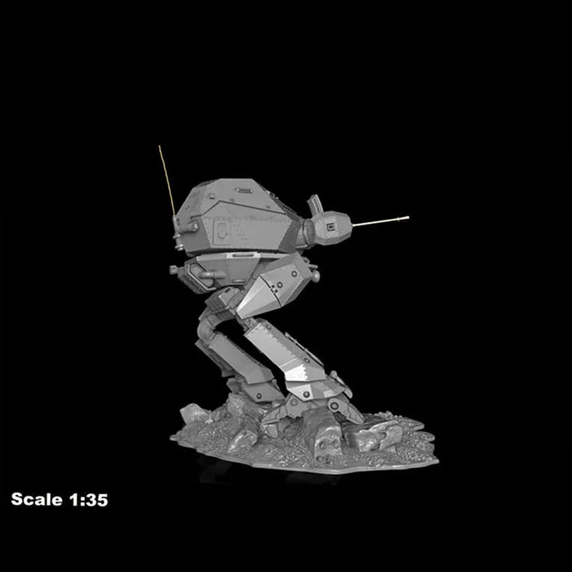 1/35 Mecha Combat Suit, Resin Model Mecha Kit, Sci-Fi Theme, Unassembled and Unpainted