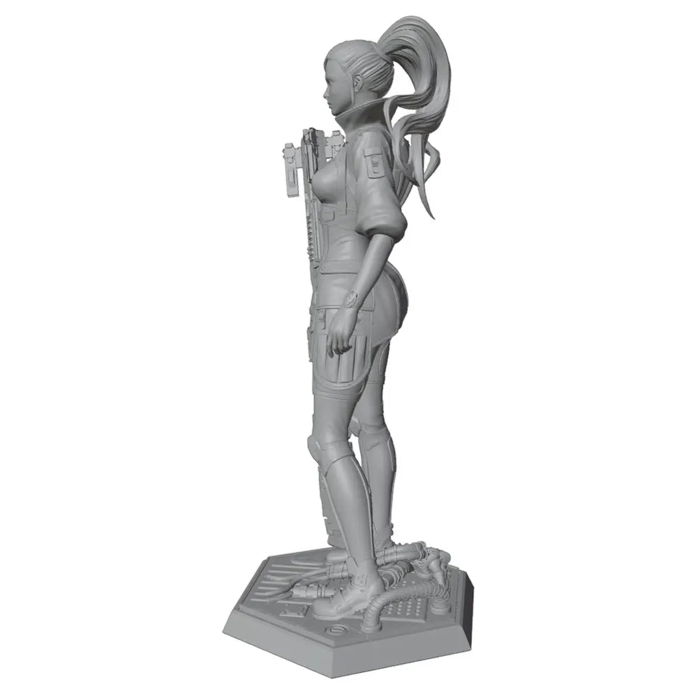 1/24 Mechanical Warrior, Resin Model Figure Kit, Sci-Fi Theme, Unassembled and Unpainted